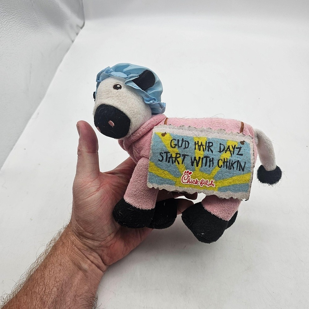 2016 Chick-fil-A Cow Plush Gud Hair Dayz Start With Chickin Promo